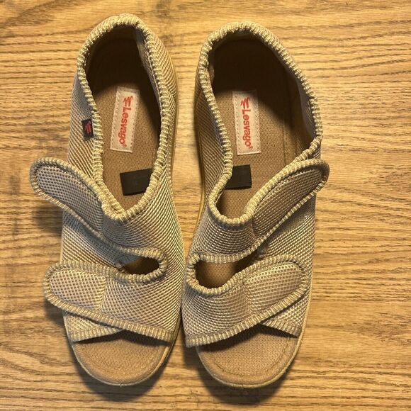 W&Lesvago Women's Diabetic Sandals-Adjustable Width Arthritis&Edema Shoes 8 - Picture 2 of 4